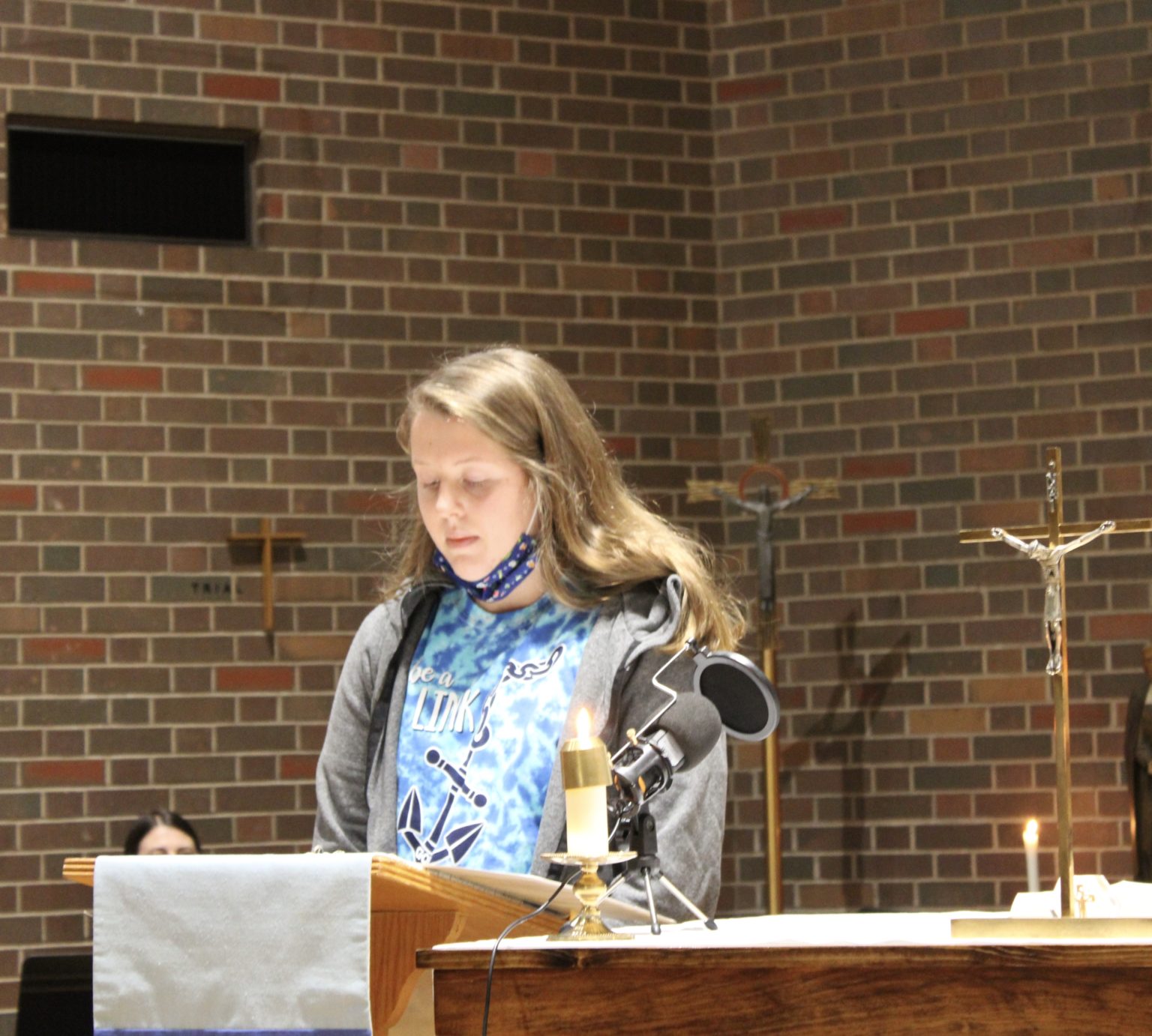 CBA Celebrates The Feast Of The Immaculate Conception near syracuse ny image of student reading