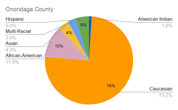 Onondaga County Diversity Chart