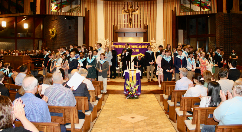 Christian Brothers Academy held its annual Scholastic Honors Night at Immaculate Conception Church in Fayetteville on April 13 to honor students who have exhibited academic excellence.