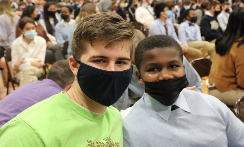 CBA Community Celebrates  Feast of The Immaculate Conception on Dec. 8 near syracuse ny image of students