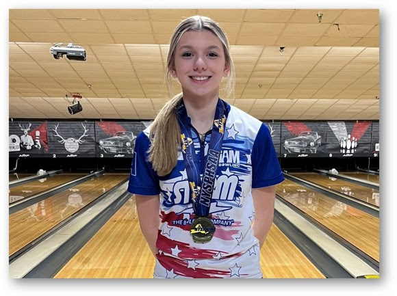 occhino captures state bowling title near syracuse ny image of student with award