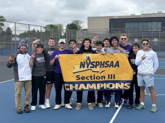 Christian Brothers Academy in Syracuse, NY celebrate the 2026 Boys Tennis team and their Section III Championship win