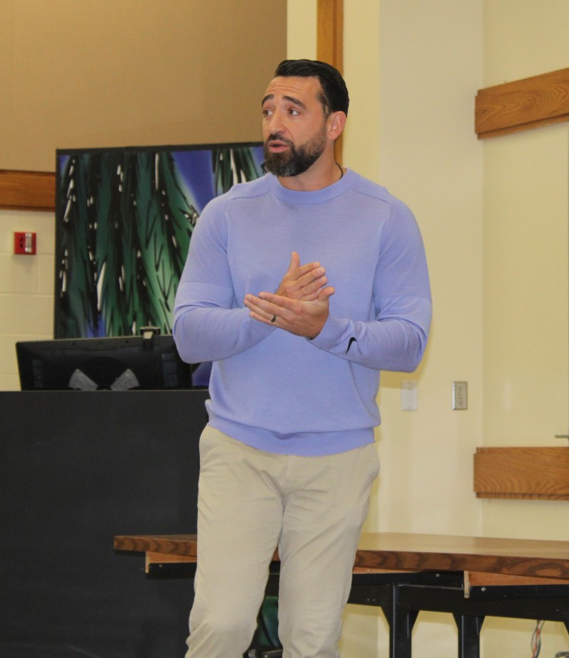 Welcome Back Brothers near syracuse ny image of student preaching