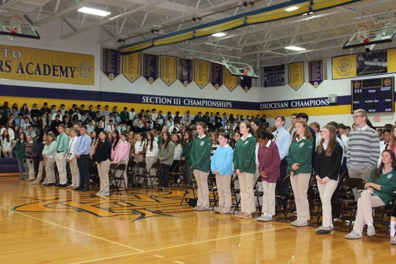 Students During Mass