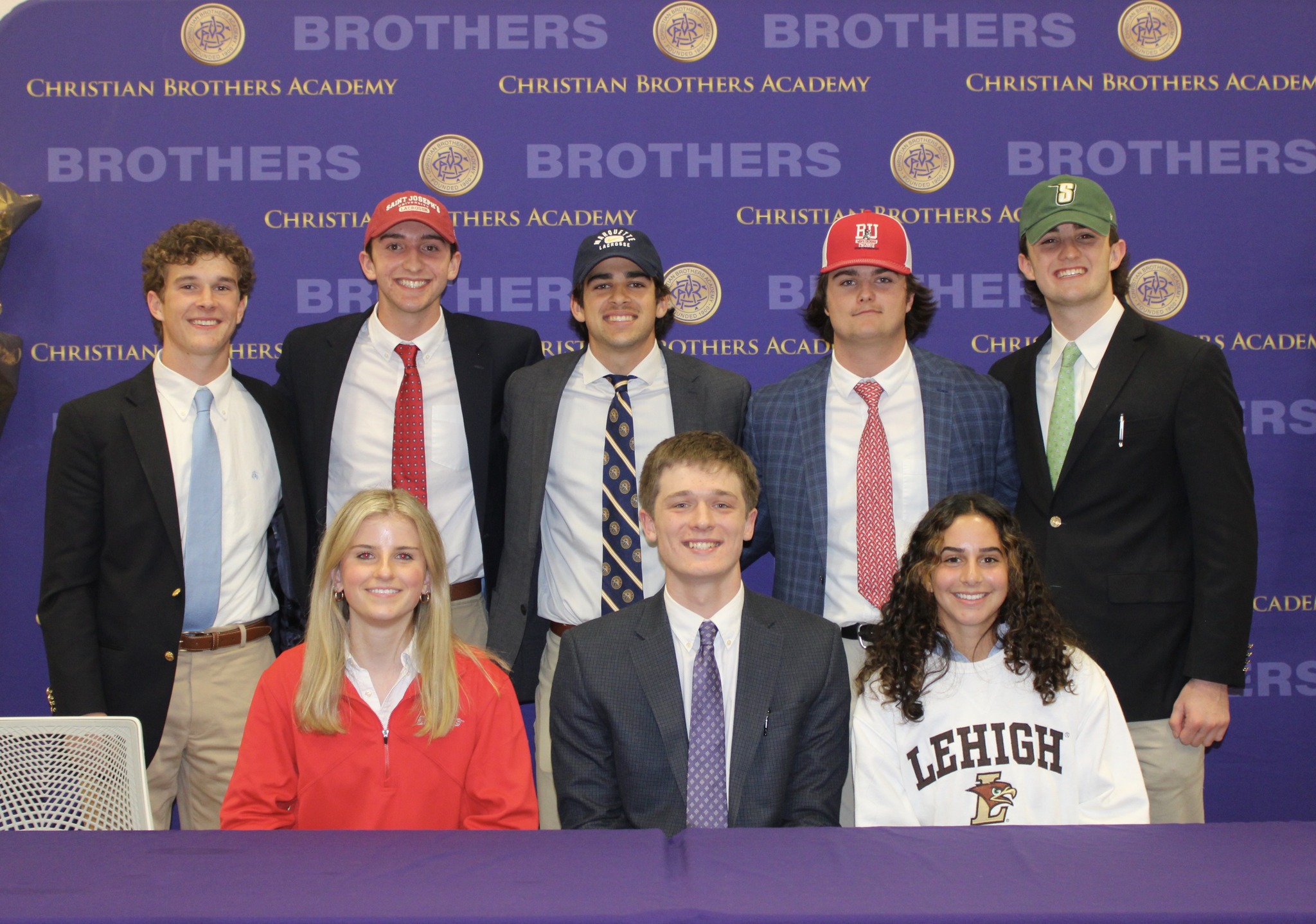 ten student athletes will be continuing sports in college from cba