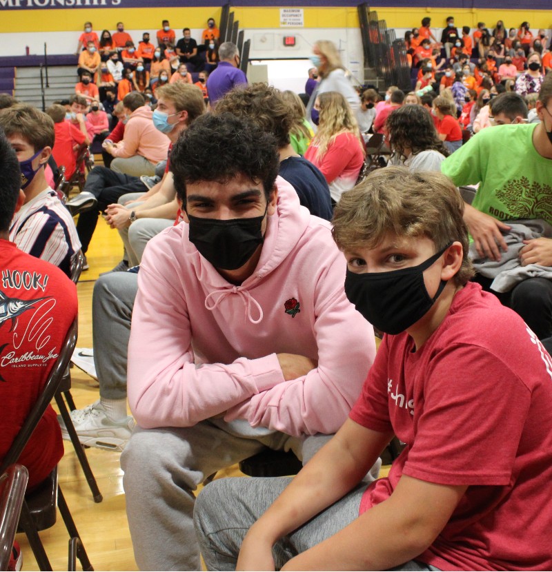 CBA Faculty And Staff Celebrate Mass of The Holy Spirit near syracuse ny image of students in gym