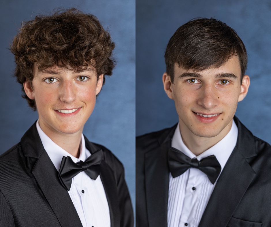 Christian Brothers Academy students Joseph McMahon and Maxwell Lachut have been named the Valedictorian and Salutatorian, respectively of the Class of 2024.