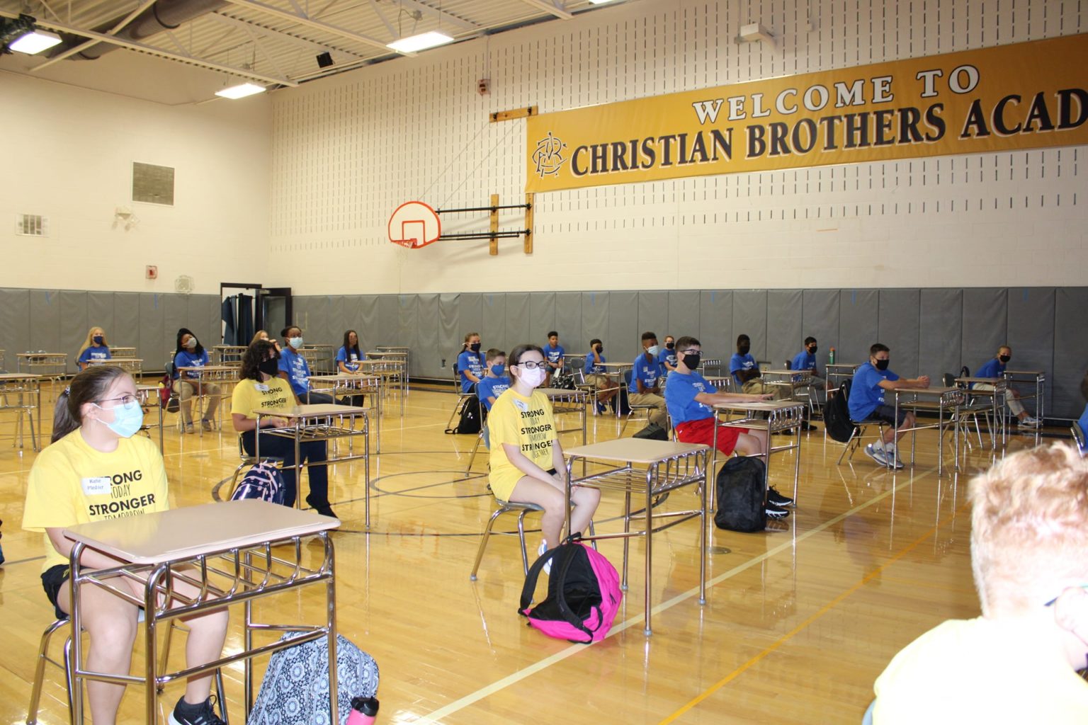 cba welcomes back students gymnasium