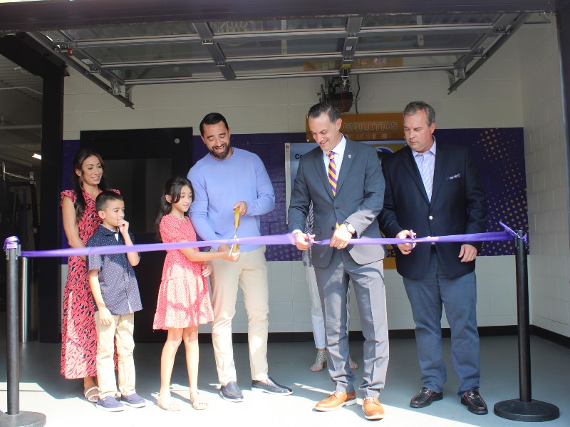 CBA Unveils Cavale Family Strength And Conditioning Facility near syracuse ny image of jim cavale and family opening new facility