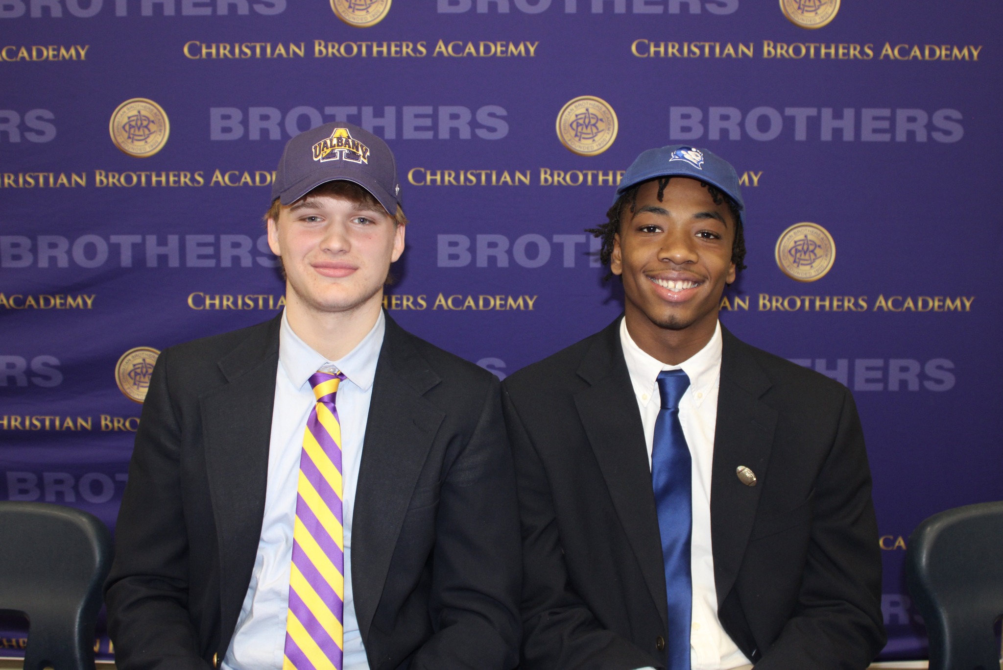 two senior athletes from cba near syracuse ny