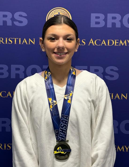 Eliana Occhino '25 capped off her impressive CBA bowling career by winning the NYSPHSAA Individual State Bowling Championship on March 15, marking her third state title.