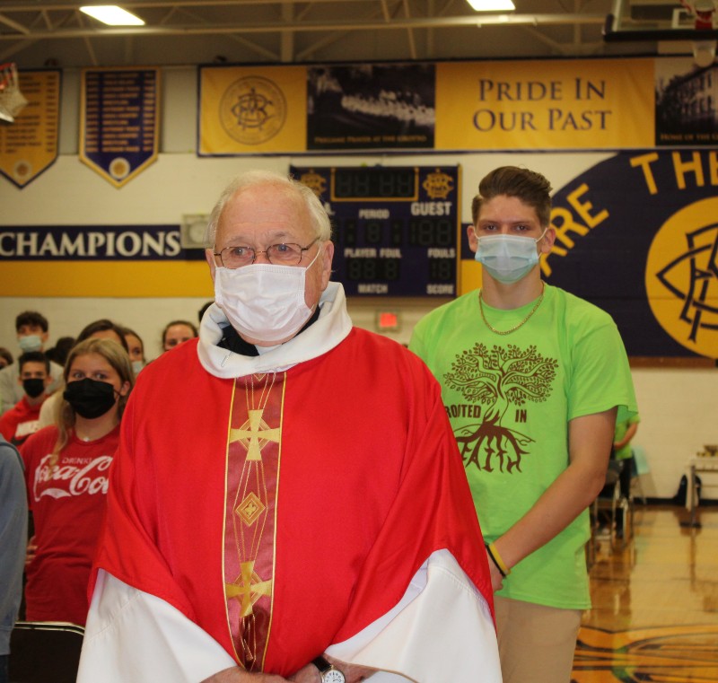 CBA Faculty And Staff Celebrate Mass of The Holy Spirit near syracuse ny image of priest