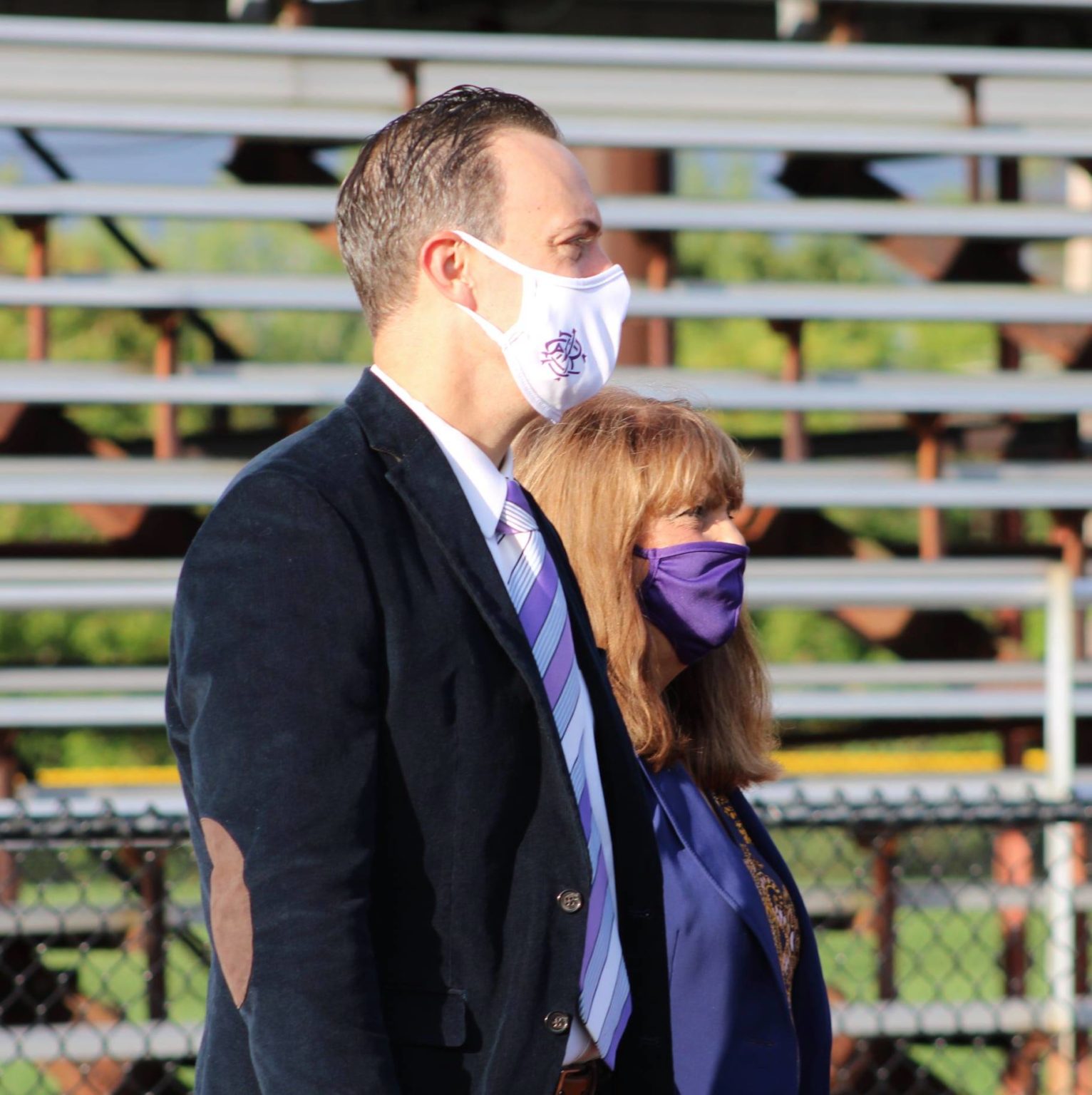 President Matt Keough and Principal Debbie Brillante