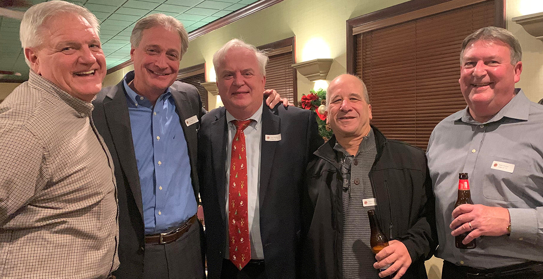 CBA Alumni Christmas Carroll, Leone, Mullin, Grenga, Hetter