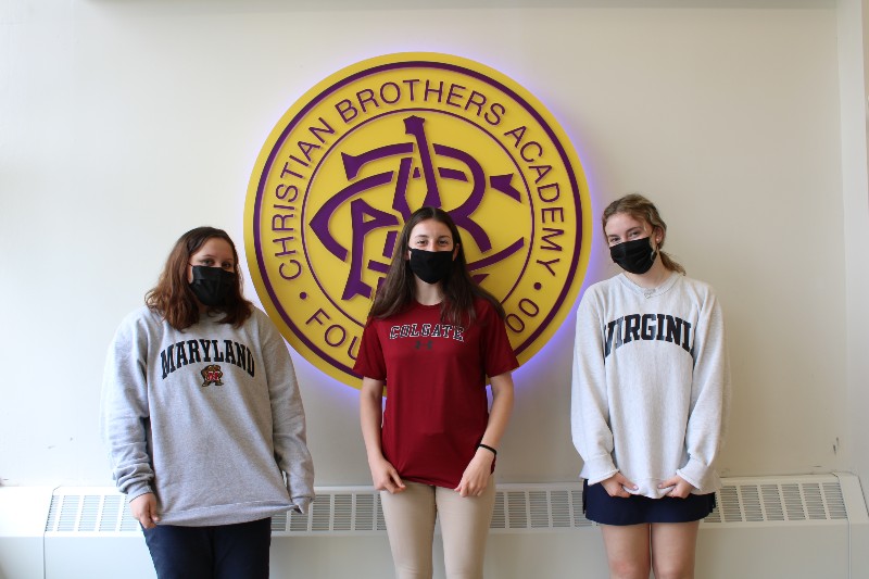 Class of 2021 College Destinations near syracuse ny image of women standing infront of cba logo