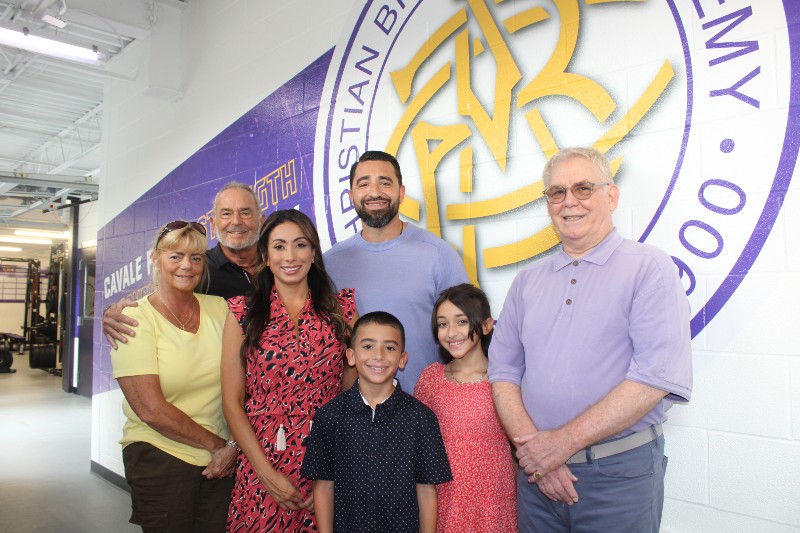 CBA Unveils Cavale Family Strength And Conditioning Facility near syracuse image of family at cba