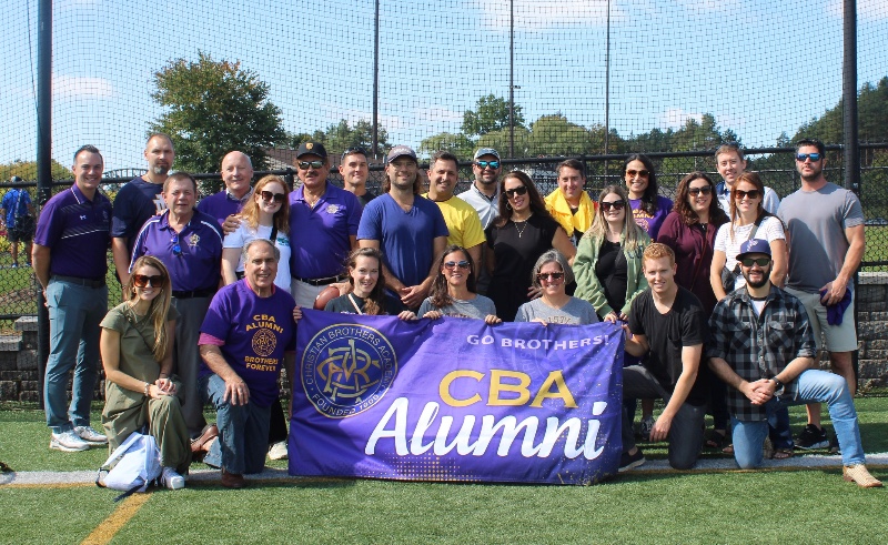 CBA Alumni events homecoming group photo