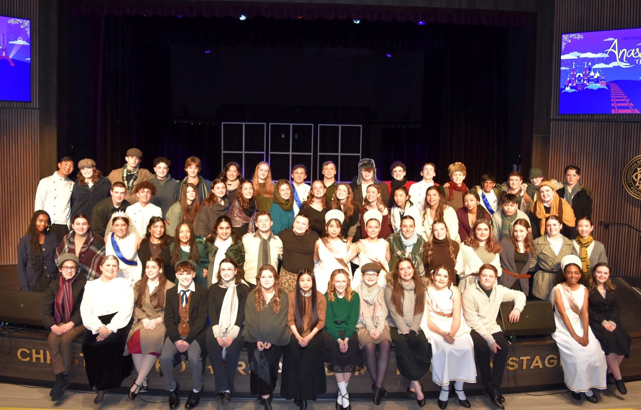 The Cast of Anastasia starring students at Christian Brothers Academy in Syracuse, NY
