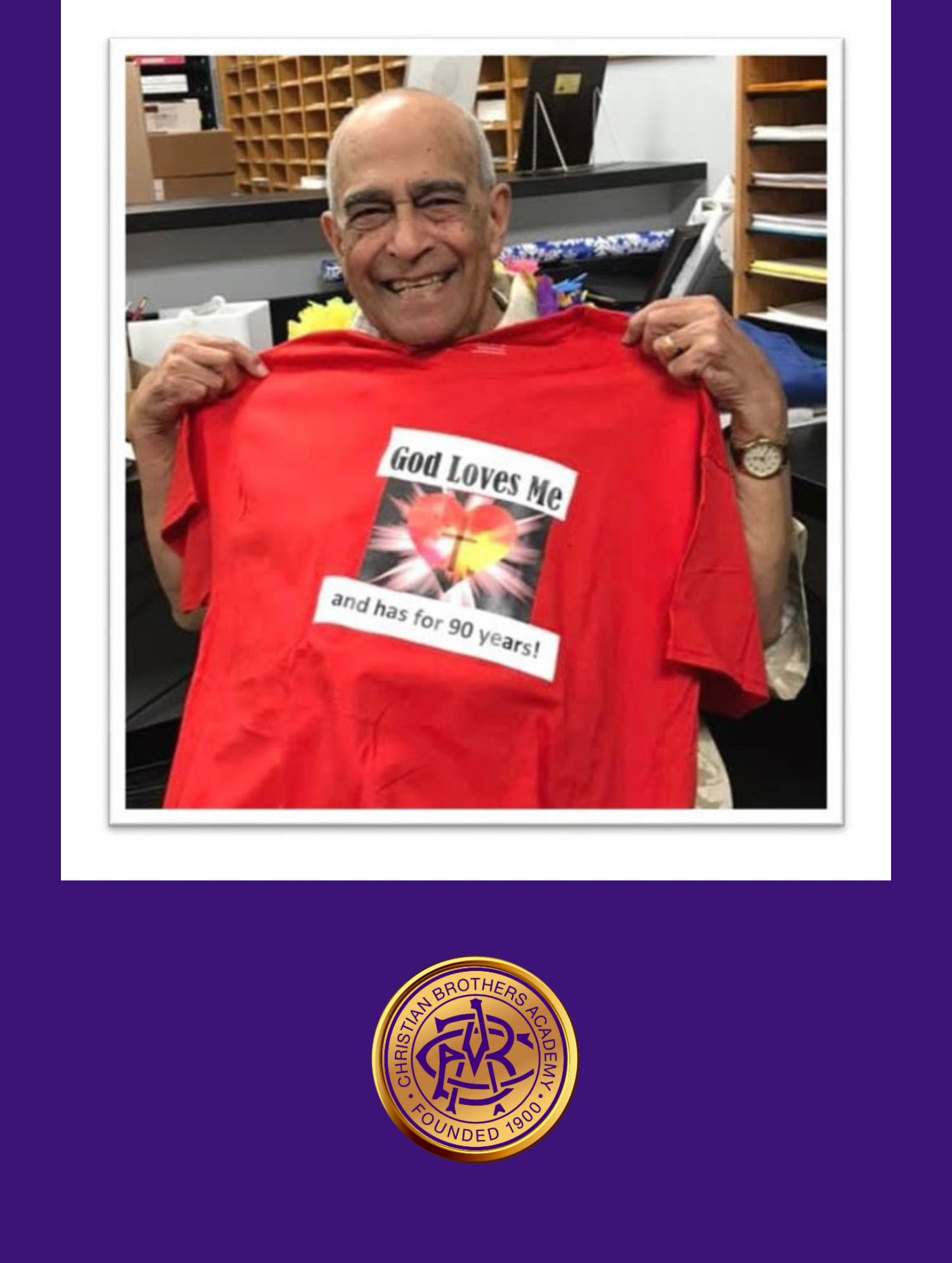 #LasallianLife : Brother Gabe Fiumano, FSC ‘47 - God Loves YOU