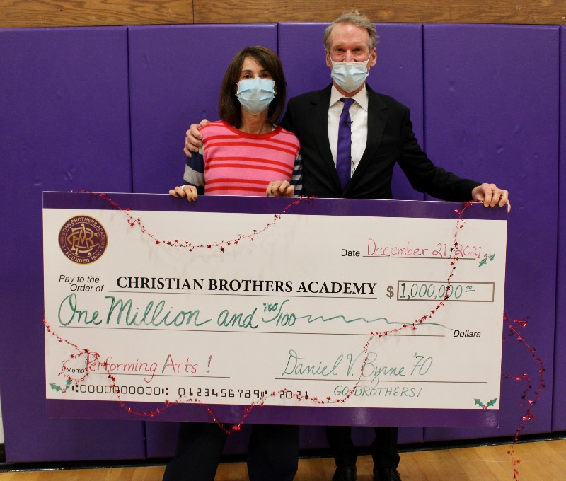 CBA Receives $1 Million Dollar Gift To Performing Arts near syracuse ny image of byrne and cristine