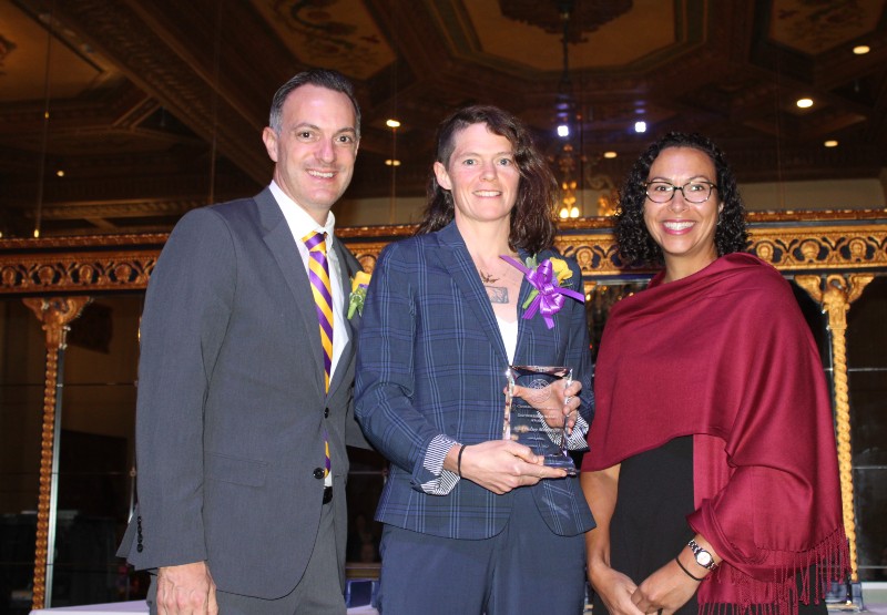 Name Seven Honored As Christian Brothers Academy Distinguished Alumni near syracuse ny image of matt keough and linsey martin