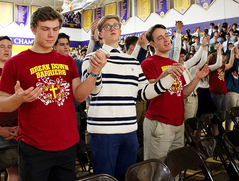 Pictured (l-r): Jack Szatkowski, Preston Taylor, and Jason Boule’