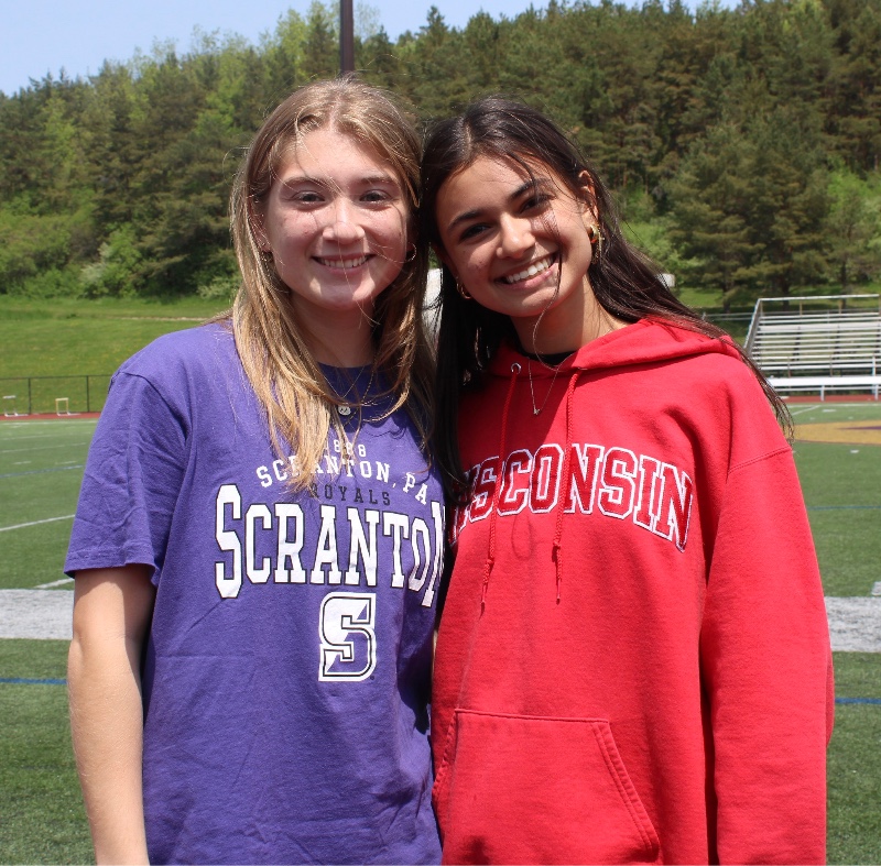 college bound class of 2023 destinations image of two friends from cba