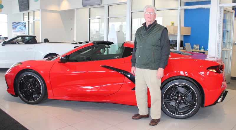 David Murray Of Skaneateles Winner of The 32nd Annual Corvette Raffle